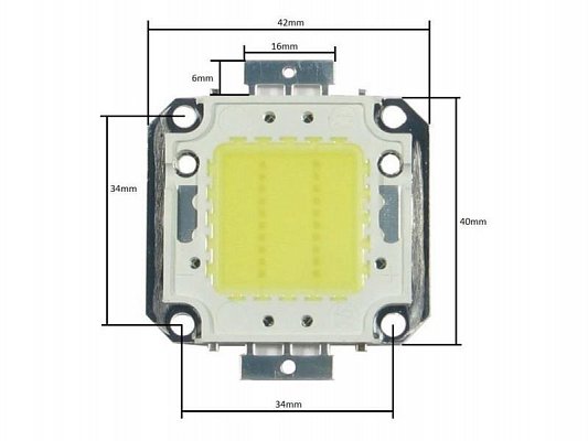 Čip Epistar 30W, 4000K