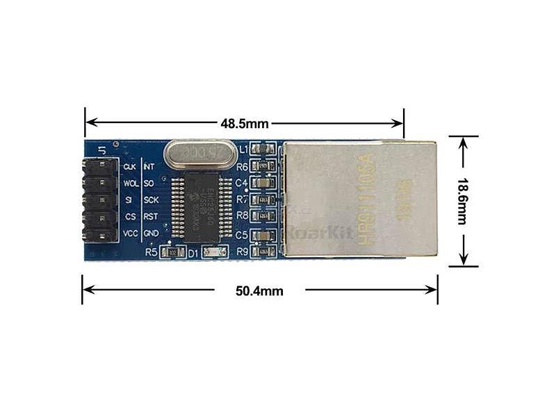 Modul LAN Ethernet mini ENC28J60