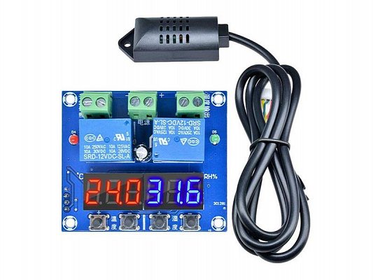 Digitální termostat a hygrostat HX-M452, -50 až 110°C