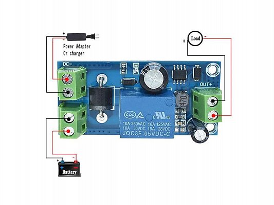 Automatický přepínač baterie - UPS modul YX850
