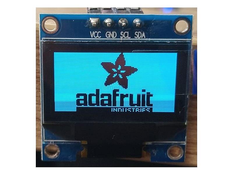 Displej OLED 0,96", 128x64 znaků, IIC/I2C, 4piny, modrý