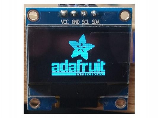 Displej OLED 0,96", 128x64 znaků, IIC/I2C, 4piny, modrý