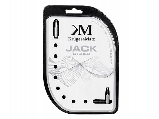 Kabel KRUGER & MATZ JACK 3.5 konektor/JACK 3.5 konektor 1m KM0312