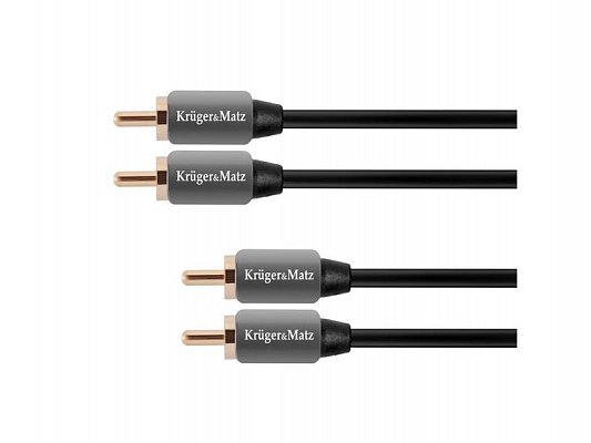 Kabel KRUGER & MATZ 2xCINCH konektor/2xCINCH konektor 1,8m KM0305