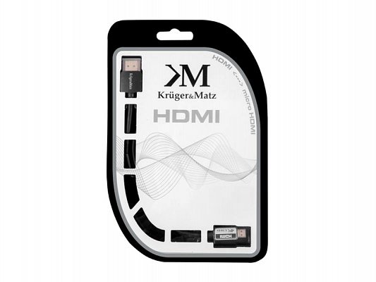 Kabel KRUGER & MATZ KM0328 HDMI - micro HDMI 3m