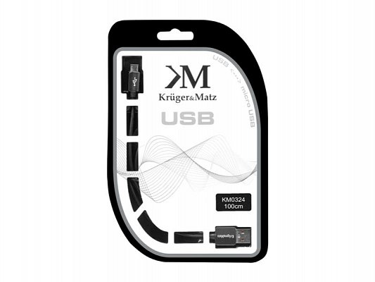 Kabel KRUGER & MATZ KM0324 USB - micro USB kabel 1m