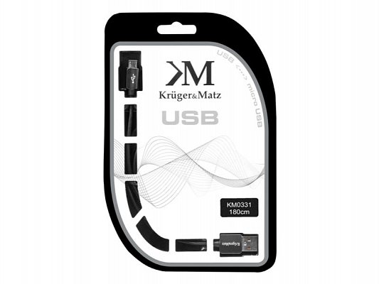 Kabel KRUGER & MATZ KM0331 USB - USB C 1,8m