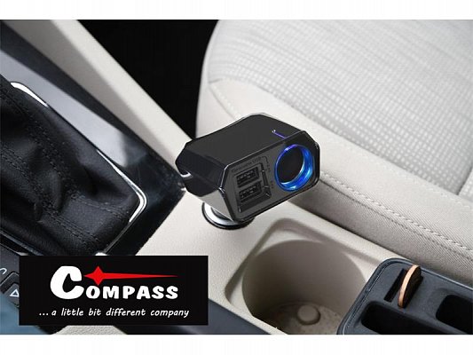 Autoadaptér USB COMPASS 07431 SELECT