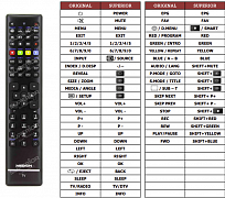 Medion MD31179 náhradní dálkový ovladač jiného vzhledu