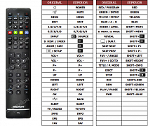 Medion MD31203BE-A náhradní dálkový ovladač jiného vzhledu