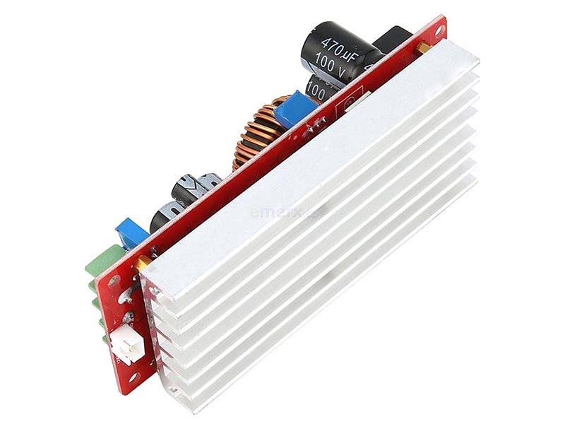 Napájecí modul, step-up měnič CV/CC 1200W /DC-DC nabíječka