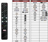 TCL 40FE5606 náhradní dálkový ovladač jiného vzhledu