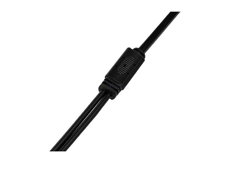 Kabel pro LED pásek rozbočovací - 2x vidlice, zásuvka