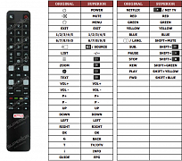 TCL 65DP660 náhradní dálkový ovladač jiného vzhledu