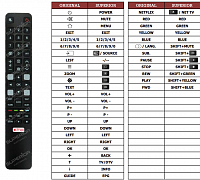 TCL H32B3908 náhradní dálkový ovladač jiného vzhledu