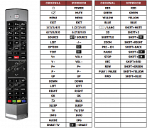 TCL U40S6906 náhradní dálkový ovladač jiného vzhledu