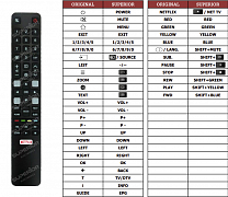 TCL U55X9006 náhradní dálkový ovladač jiného vzhledu