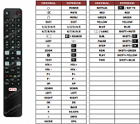 TCL U65C7006 náhradní dálkový ovladač jiného vzhledu