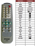 Polaroid RK02A náhradní dálkový ovladač jiného vzhledu