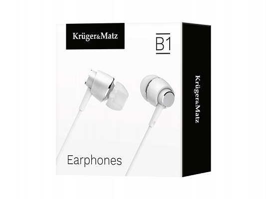 Sluchátka KRUGER & MATZ B1 White