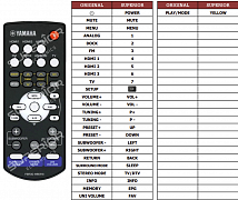 Yamaha FSR30 náhradní dálkový ovladač jiného vzhledu