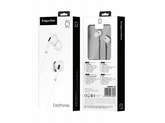 Sluchátka KRUGER & MATZ C1 White