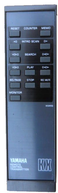 Yamaha KX-650 originální dálkový ovladač.