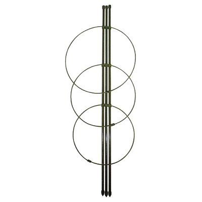 Podpěra rostlin prstencová 120cm/4 prsteny