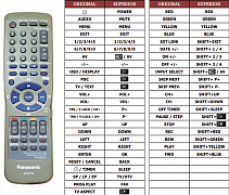 Panasonic N2QAKB000044 (TV) náhradní dálkový ovladač jiného vzhledu