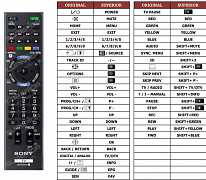 Sony 1-489-465-11(TV) náhradní dálkový ovladač jiného vzhledu