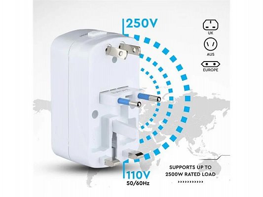 Adaptér cestovní V-TAC 8704 univerzální