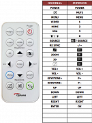 Optoma DX-342 náhradní dálkový ovladač jiného vzhledu