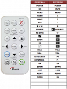 Optoma S-310E náhradní dálkový ovladač jiného vzhledu