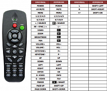 Optoma S300 náhradní dálkový ovladač jiného vzhledu