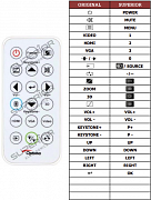 Optoma S322E náhradní dálkový ovladač jiného vzhledu