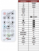 Optoma X308STE náhradní dálkový ovladač jiného vzhledu