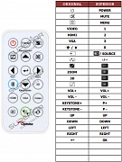 Optoma X340 náhradní dálkový ovladač jiného vzhledu