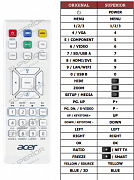 Acer X1173-A náhradní dálkový ovladač jiného vzhledu