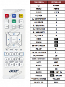 Acer X1373-W náhradní dálkový ovladač jiného vzhledu