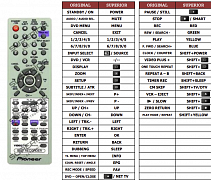 Pioneer DVR-RT501-S náhradní dálkový ovladač jiného vzhledu