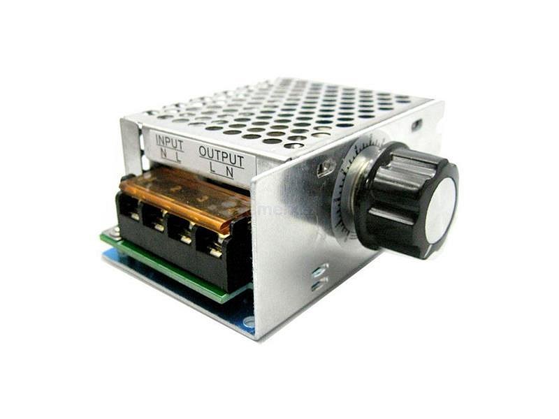 Stmívač a regulátor otáček pro komutátorové motory do 4000W s krytem