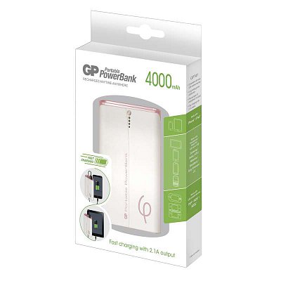 Záložní zdroj energie GP 4000mAh bílý