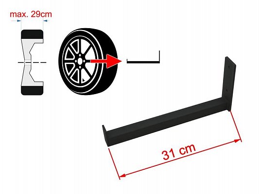 Držák na pneu COMPASS 09263 4ks