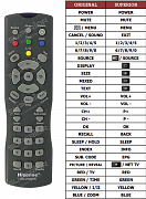 Hisense EN-21607A náhradní dálkový ovladač jiného vzhledu