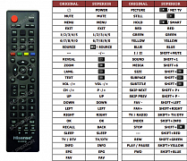 Hisense H49N2100 náhradní dálkový ovladač jiného vzhledu