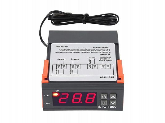 Termostat pro oběhové čerpadlo STC-1000