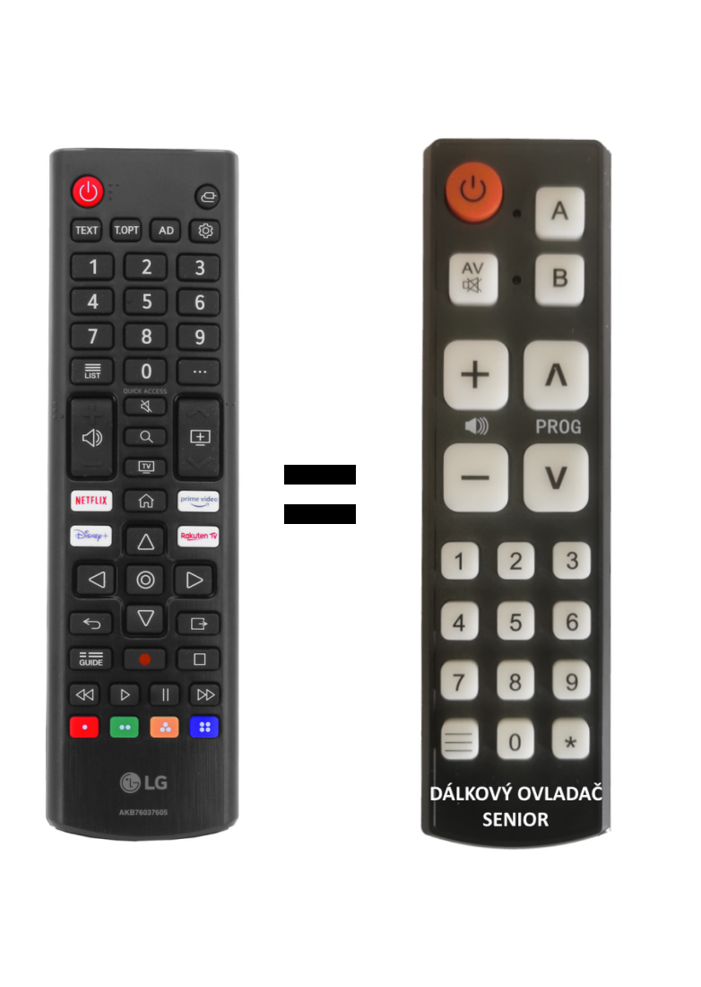 LG AKB76037605 Replacement Remote Control 32LM6370PLA