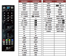 LG 26LG300C náhradní dálkový ovladač jiného vzhledu