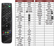 LG 26LH200C náhradní dálkový ovladač jiného vzhledu