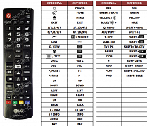 LG 28TK420V-PZ náhradní dálkový ovladač jiného vzhledu